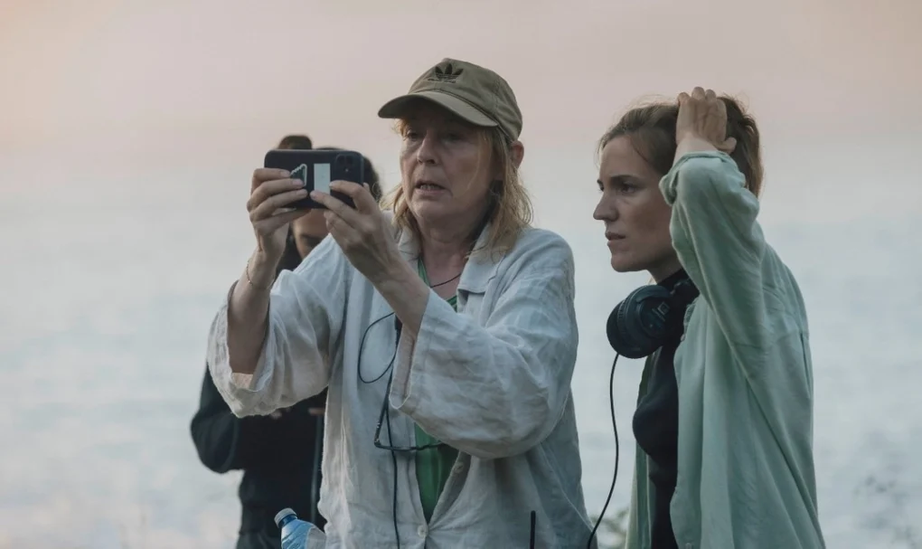 Carla Simón durante el rodaje de Romería (2025), nominada en los Premios Goya 2026