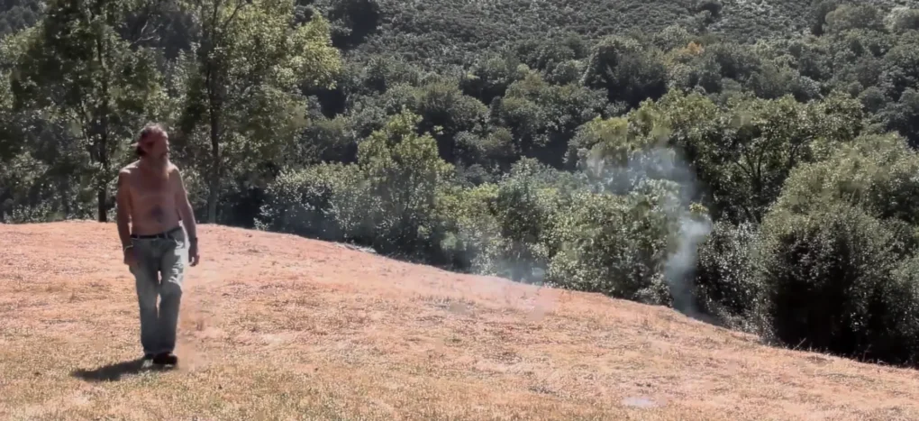 Escena de El Melenas en el paisaje asturiano en El día que tal… de Pablo Casanueva