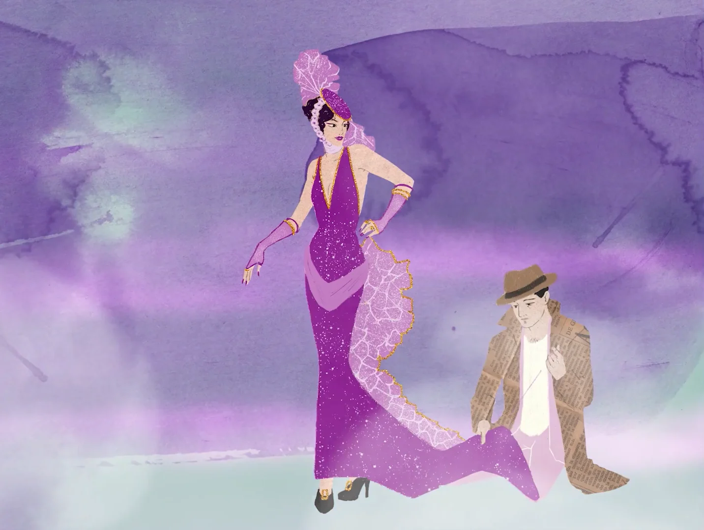 la diva mi abuela y yo cuple sicalipsis animacion