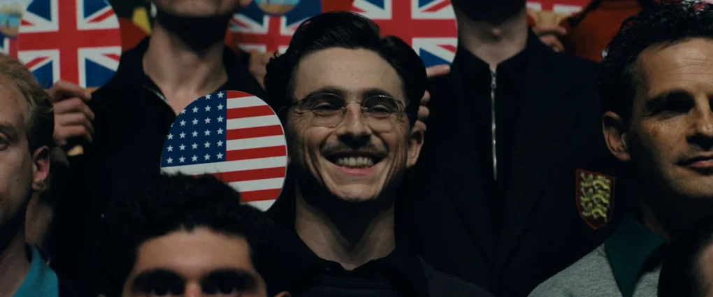 Timothée Chalamet en Marty Supreme (2025) de Josh Safdie