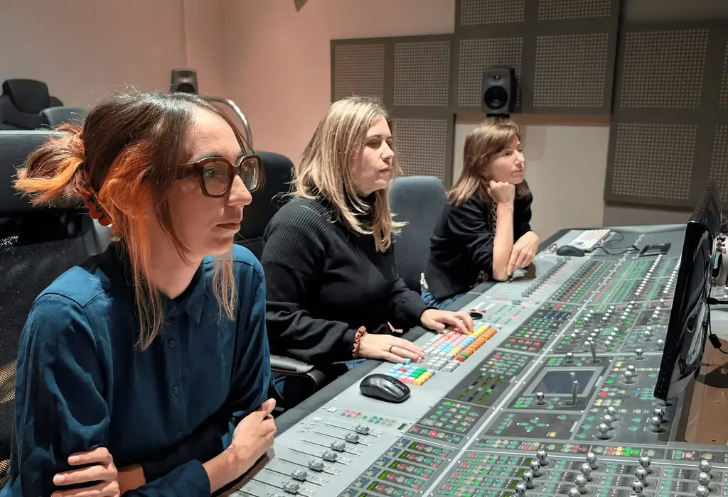 Amanda Villavieja, Laia Casanovas y Yasmina Praderas, nominadas al Óscar por el sonido de Sirat (2025).